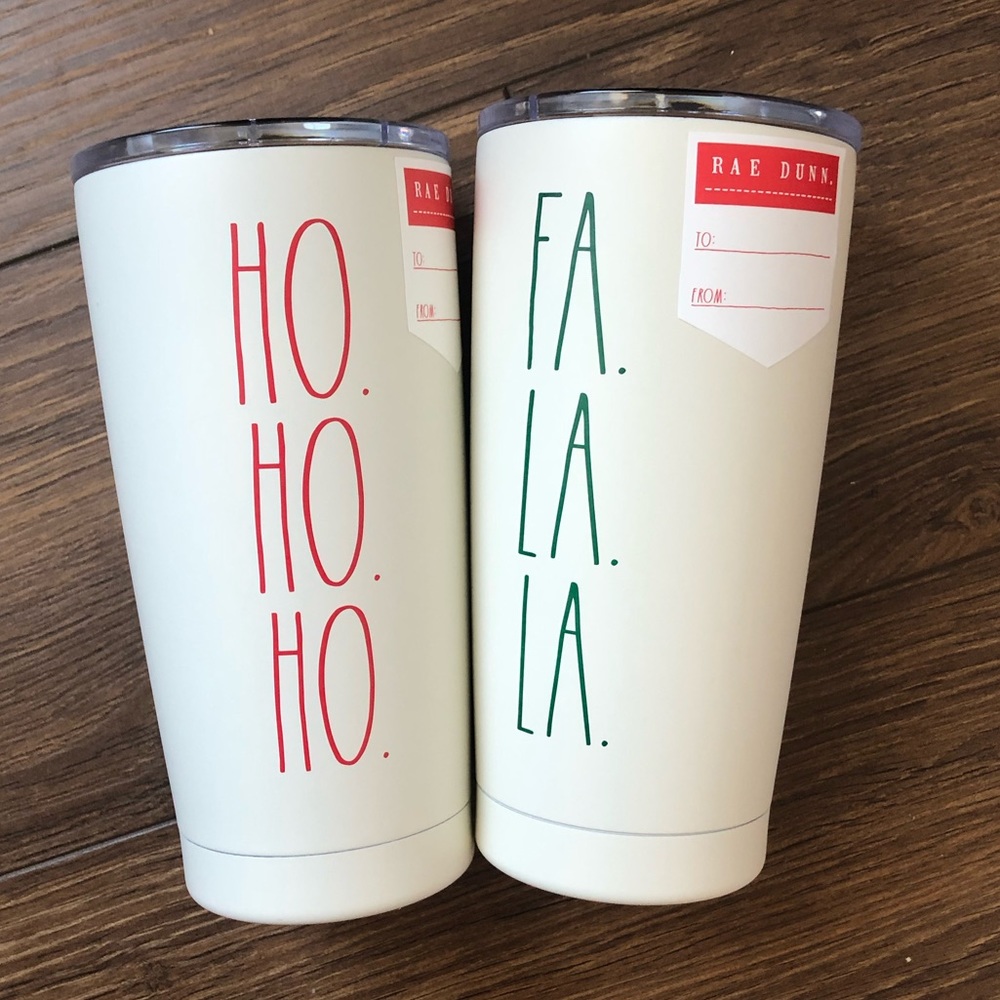 Rae Dunn Christmas Travel Tumbler Set